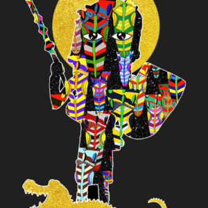 Guerrier Ancestral BLAK KÔRÒ & KẸ̀SÍN-GBÓ̀NÁ Maison FOFIZ