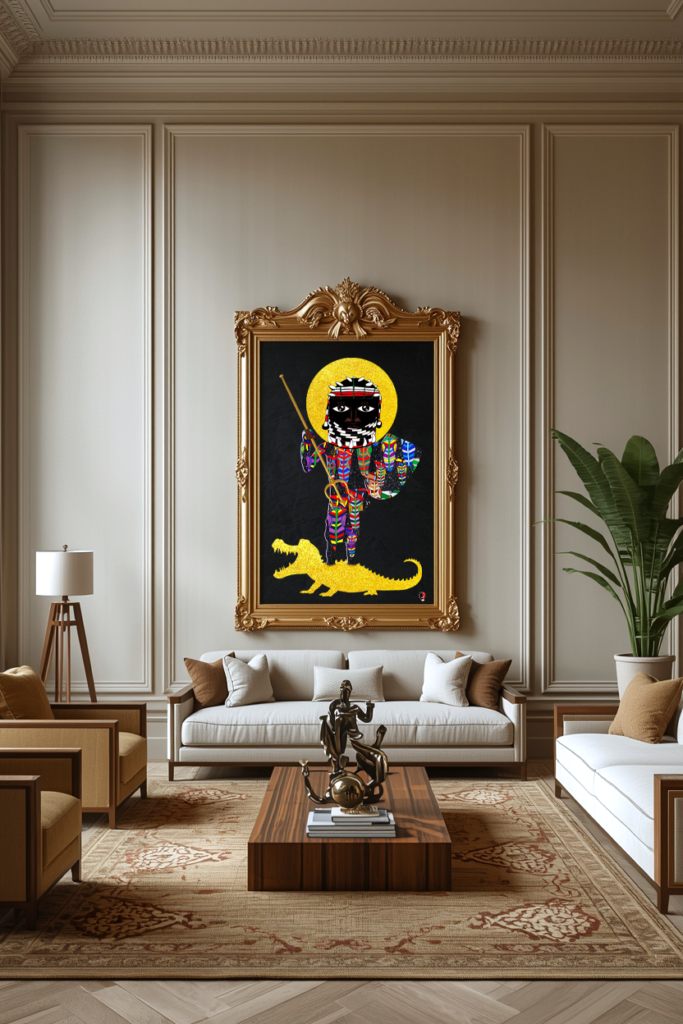 Guerrier BLAK KÔRÒ & KẸ̀SÍN-GBÓ̀NÁ Maison FOFIZ ÀṢẸKEMET