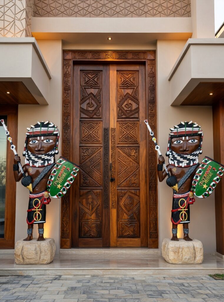 Maison FOFIZ galerie ÀṢẸKEMET gardien du seuil