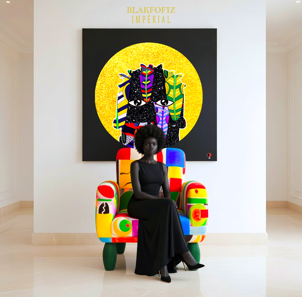 THRONE OF IMANI Royal Thrones Issis BLAKFOFIZ MAISON FOFIZ